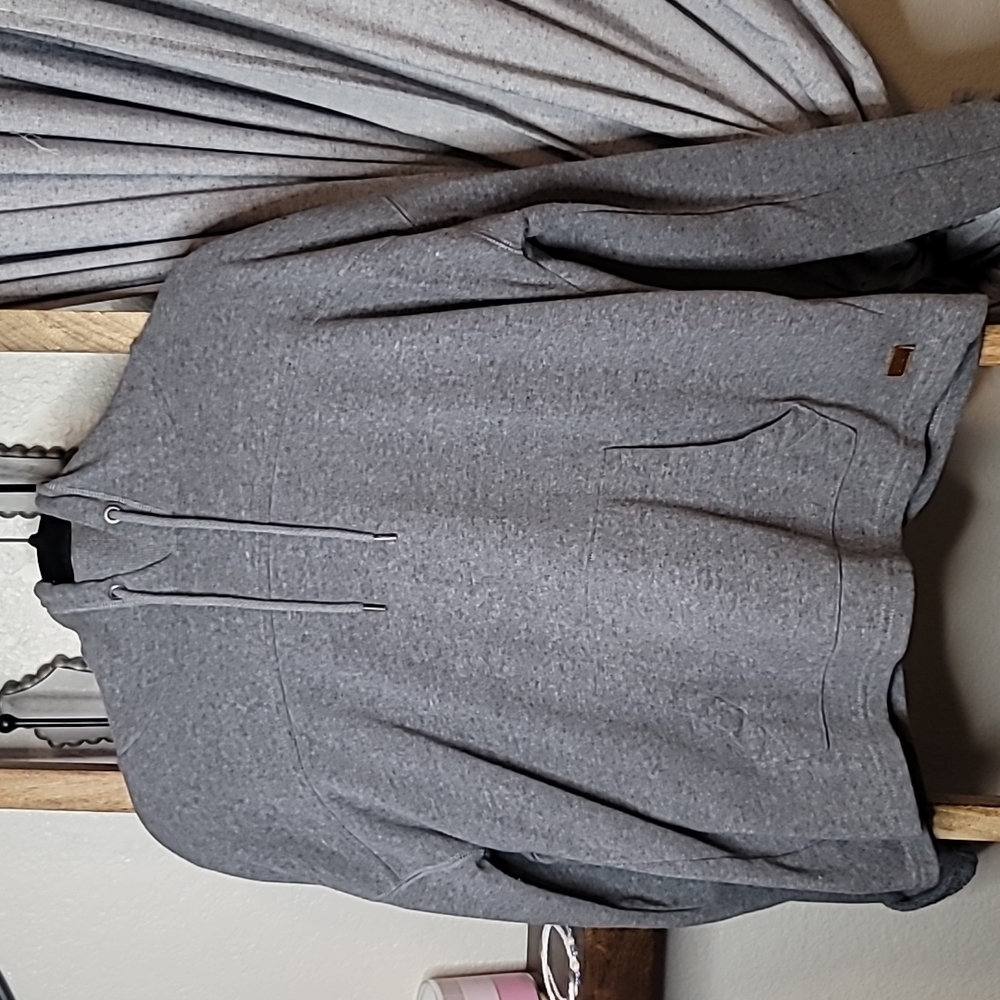 Roxy womens gray pullover hoodie Large